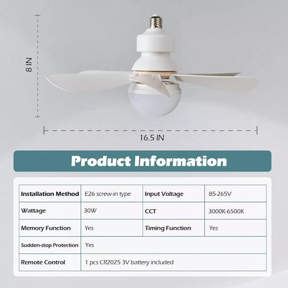 2 in 1 ceiling fan and light - Otloubnow