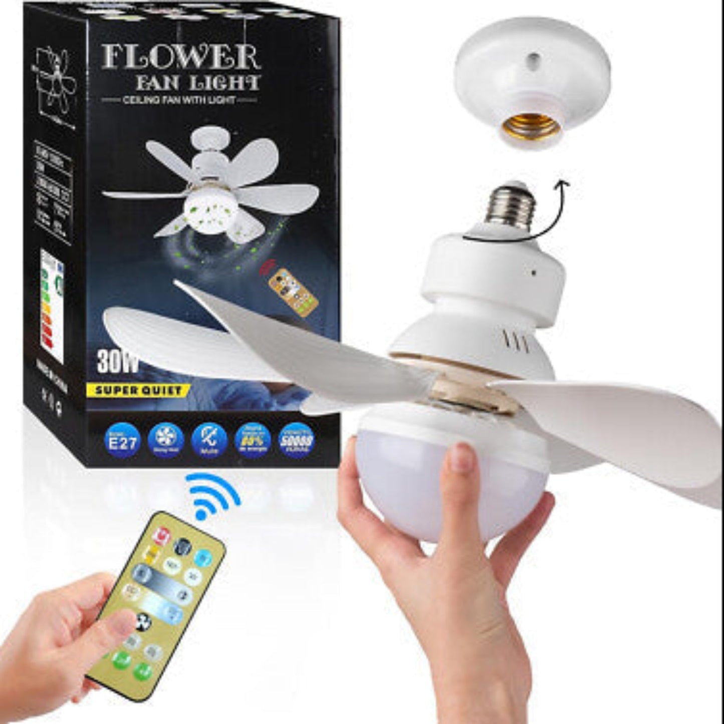2 in 1 ceiling fan and light - Otloubnow