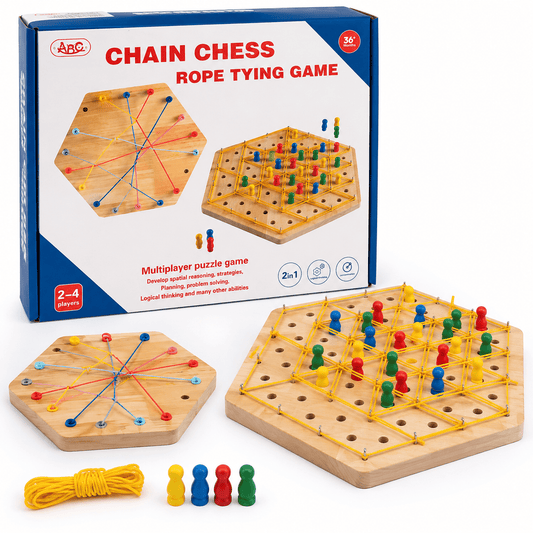 2 in 1 chain chess and rope tying - Otloubnow