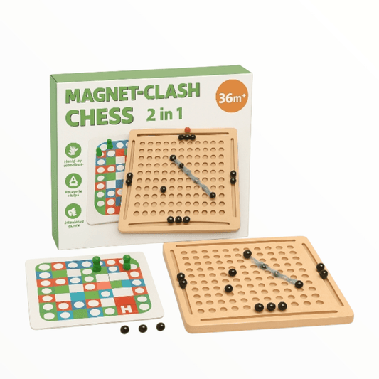 2 in 1 magnet chess and Ludo - Otloubnow