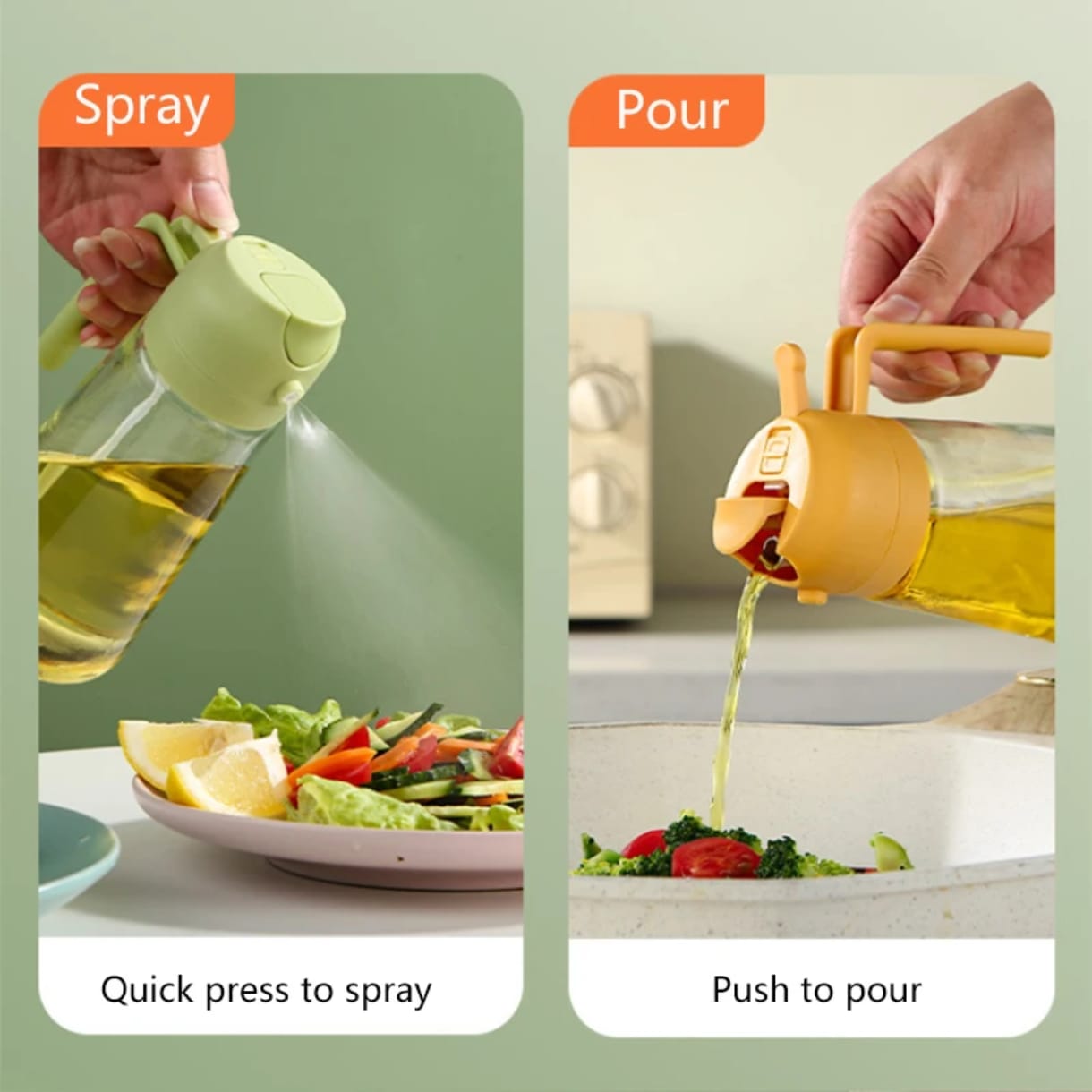 2 in 1 spray and pour oil - Otloubnow