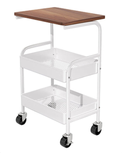 2 racks trolley with wood top - Otloubnow