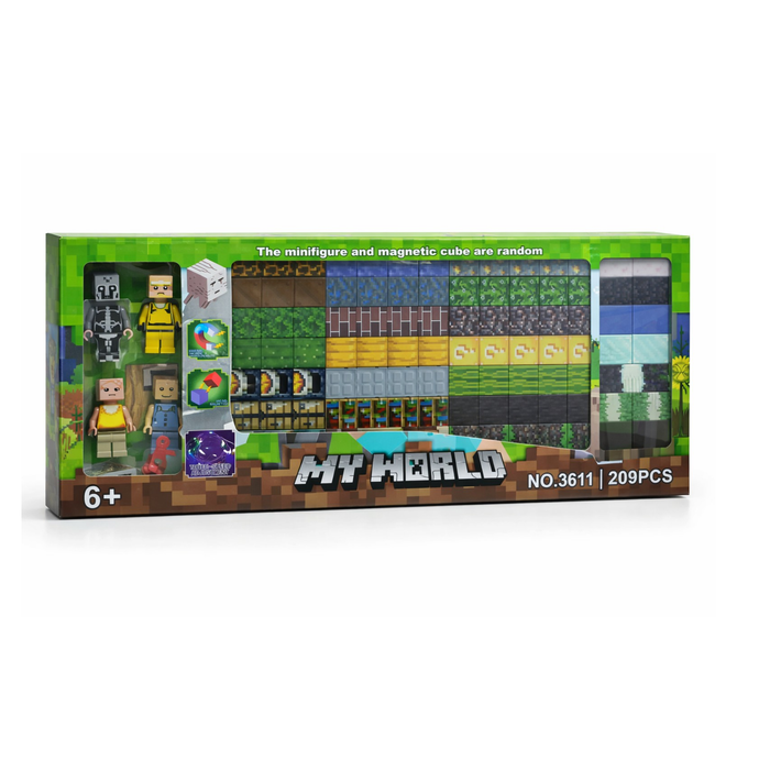 209 pcs magnetic cubes set - Otloubnow