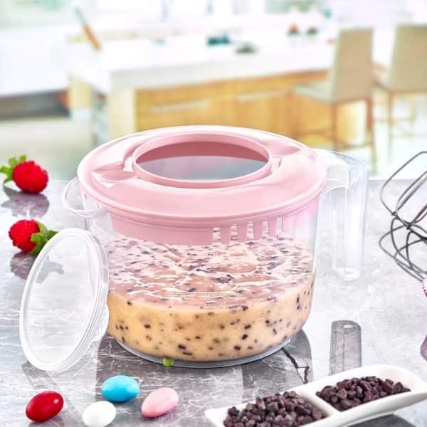 Mixing Container Open 2500 ml mixing container with lid - Otloubnow