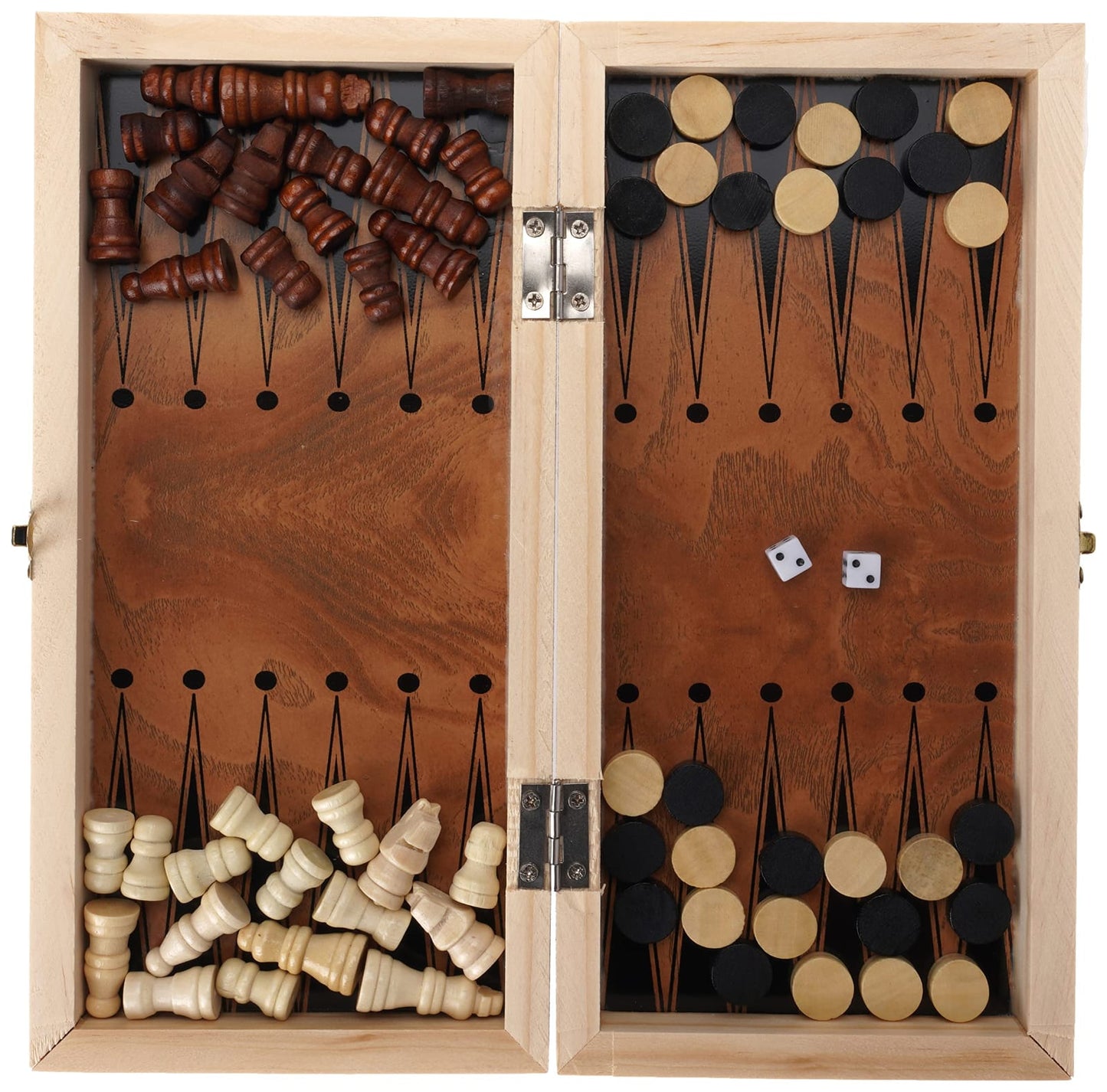 3 in 1 chess checkers backgammon - Otloubnow