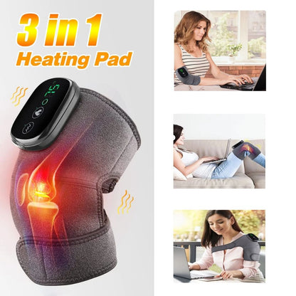 3-in-1 Heated Vibration Joint Massager - Otloubnow