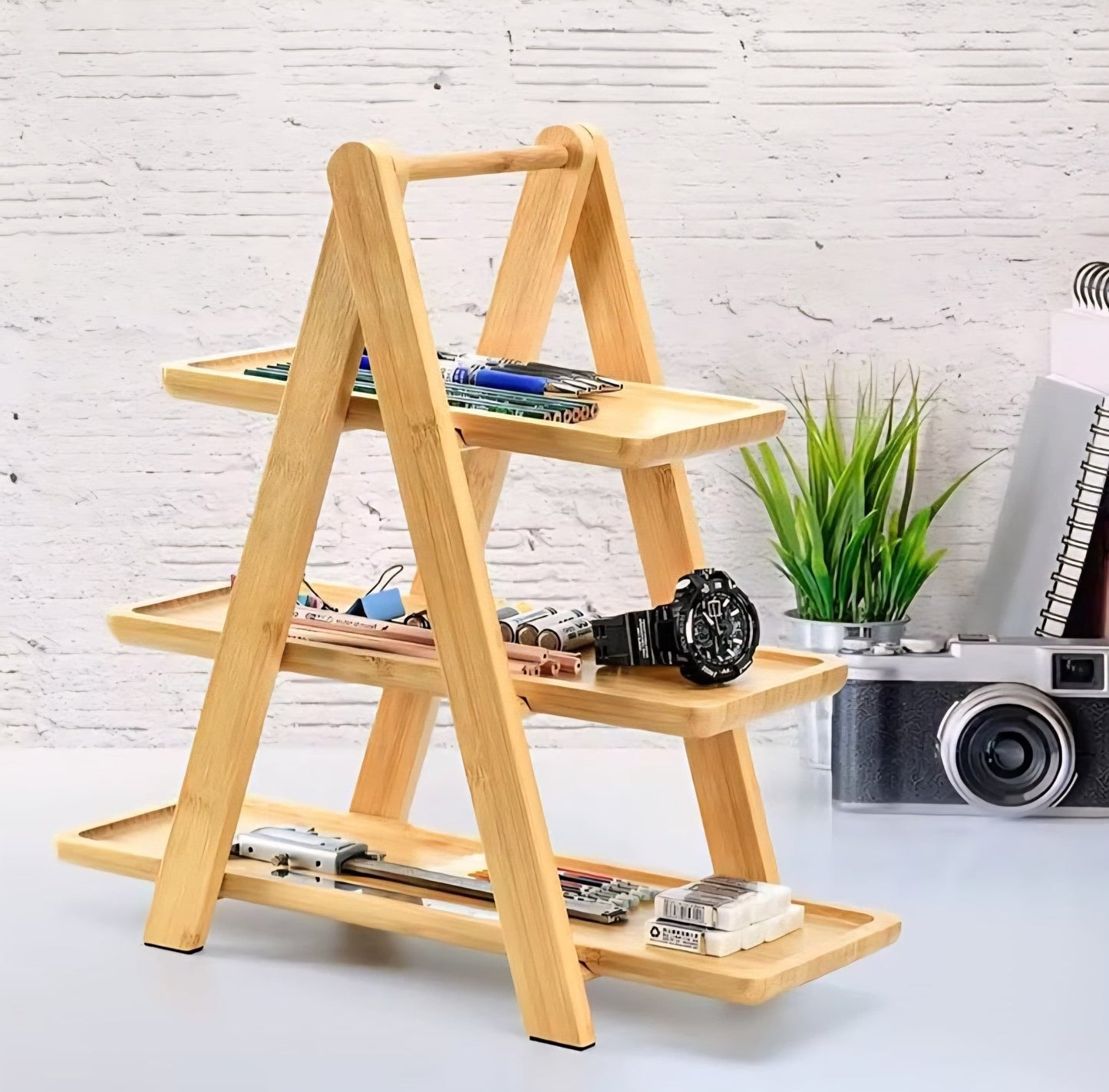 3 tier bamboo tray - Otloubnow