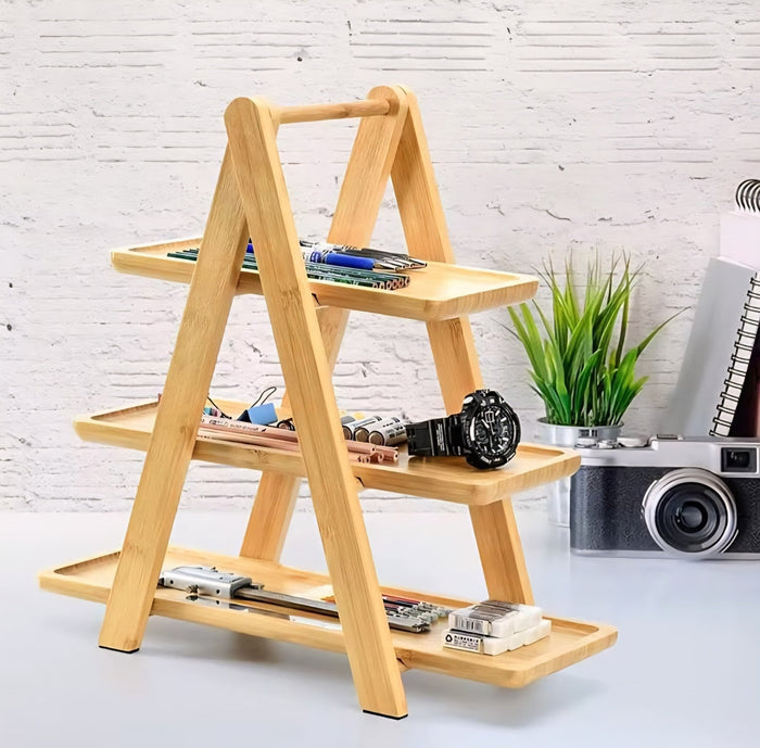 3 tier bamboo tray - Otloubnow