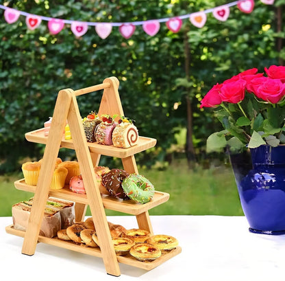 3 tier bamboo tray - Otloubnow