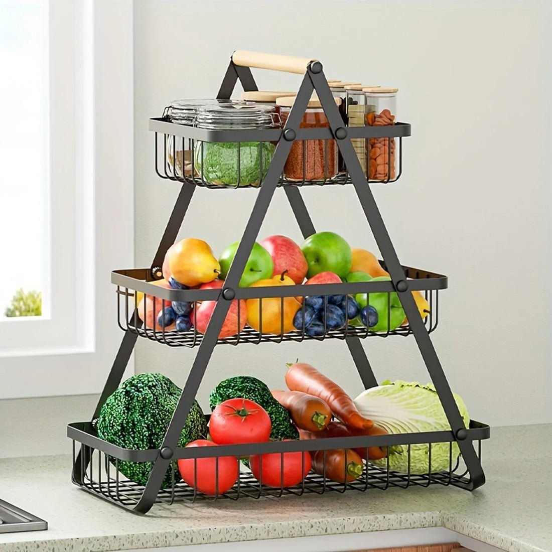3 tier steel basket - Otloubnow
