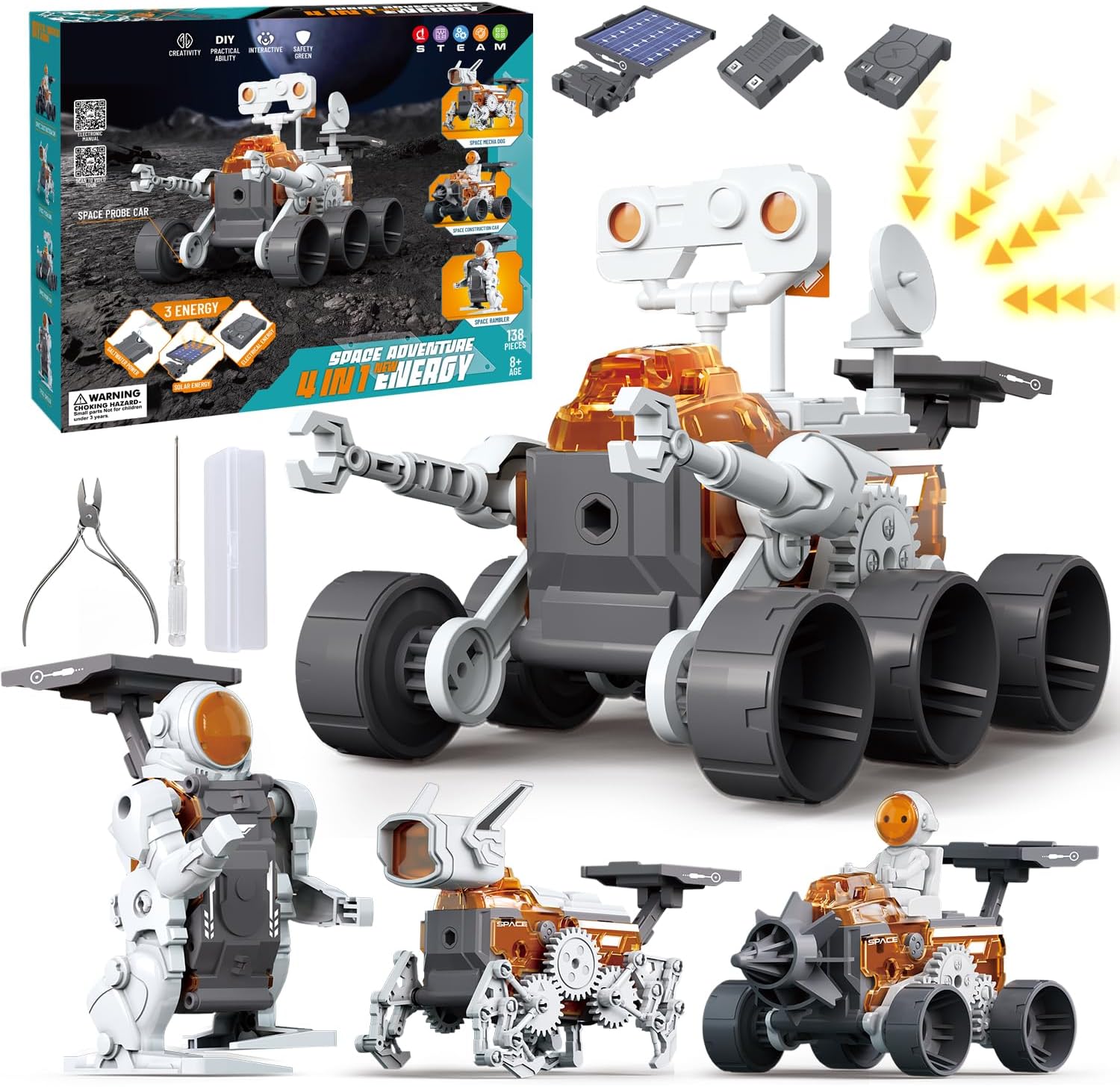 4 in 1 STEM solar robot - Otloubnow