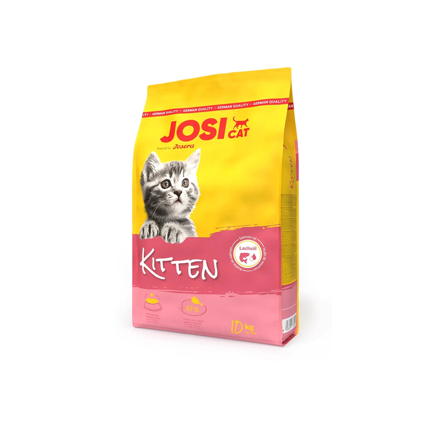 JosiCat Kitten Dry Cat Food with Salmon Oil for Growth – 10kg