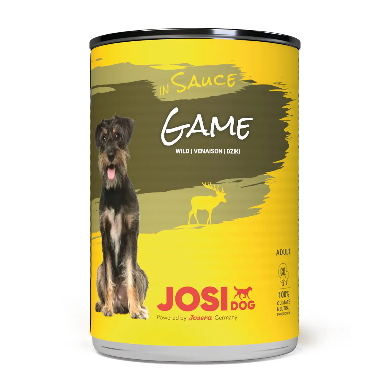 JosiDog Game in Sauce Wet Dog Food – Tender Chunks in Gravy for Adult Dogs