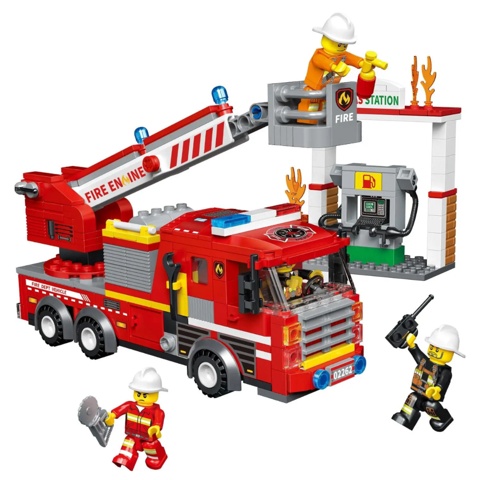 430 pcs fire station blocks set - Otloubnow