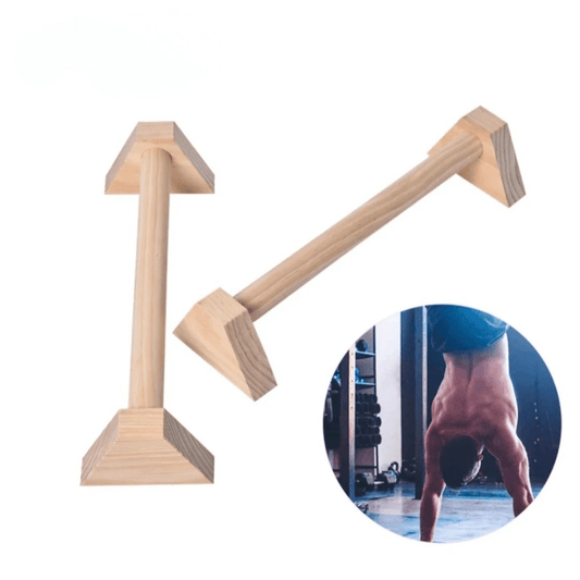 50cm Wooden Gymnastics Parallettes Bars - Otloubnow