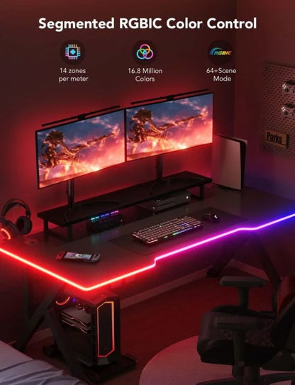 Govee RGBIC Gaming Desk Neon Lights 3 meters