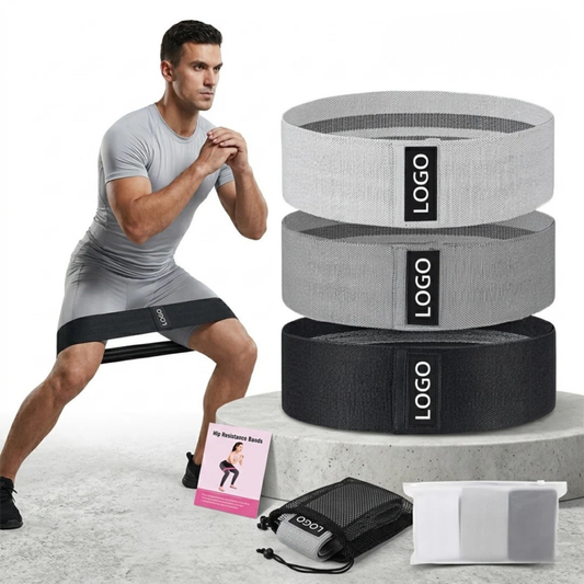 Fabric mini loop resistance bands grey - Otloubnow