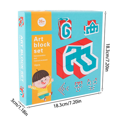 Art block set brain challenge game - Otloubnow
