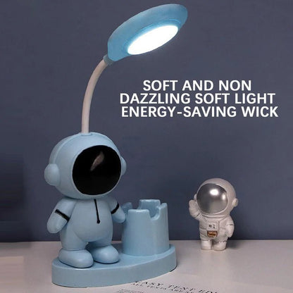 Astronaut lamp & pencil holder - Otloubnow