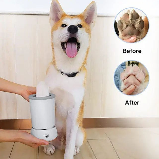 Automatic pet paw cleaner and massager - Otloubnow