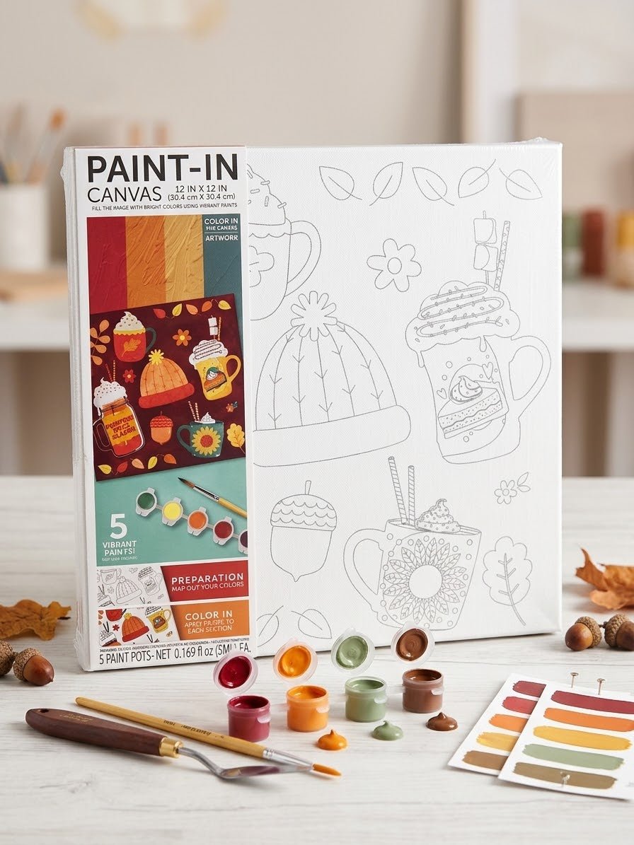 Autumn paint canva - Otloubnow