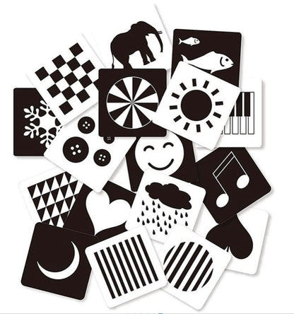 Baby black and white cards - Otloubnow