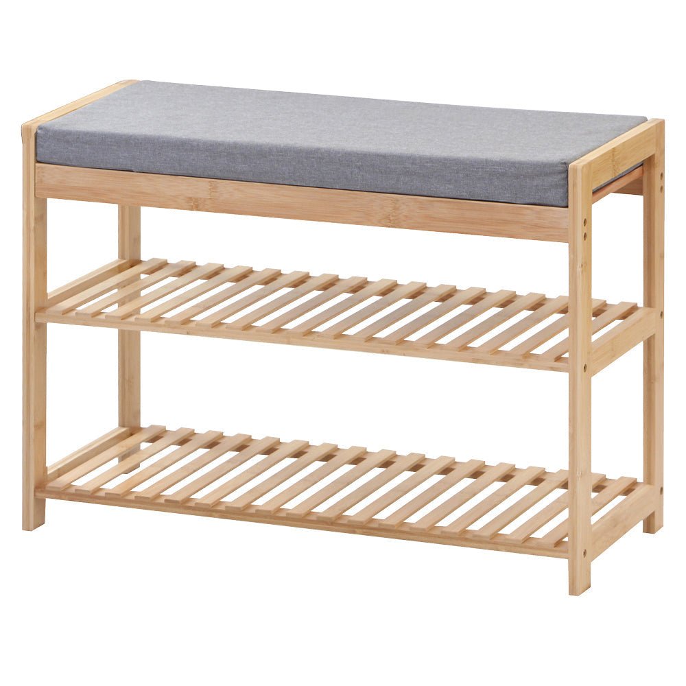 Bamboo shoe rack & bench - Otloubnow