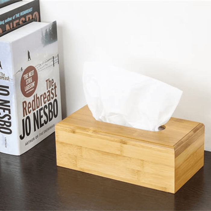 Bamboo tissue box - Otloubnow