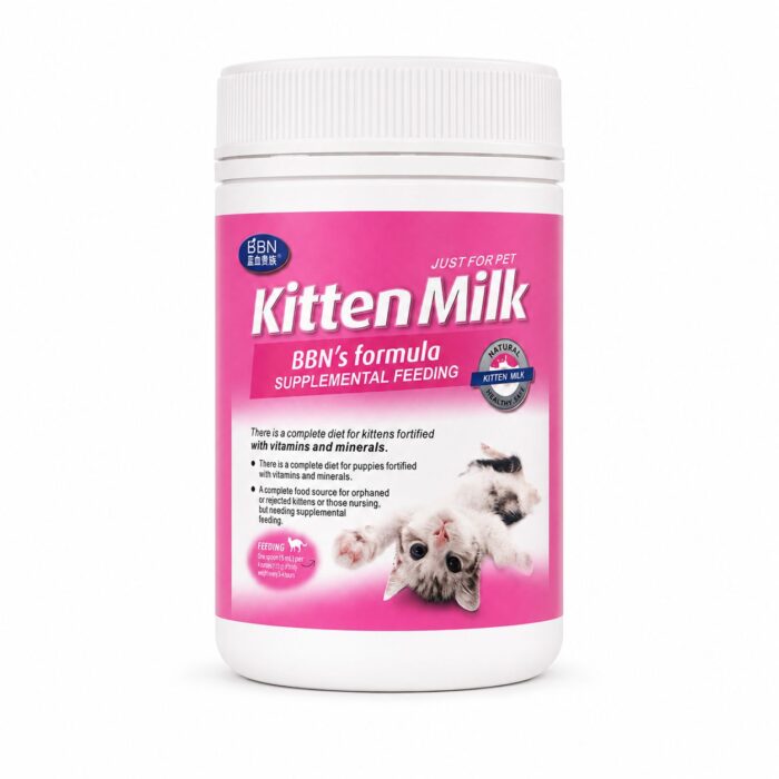 BBN Just For Pet Kitten Milk Formula - 350g Supplemental Feeding Powder - Otloubnow
