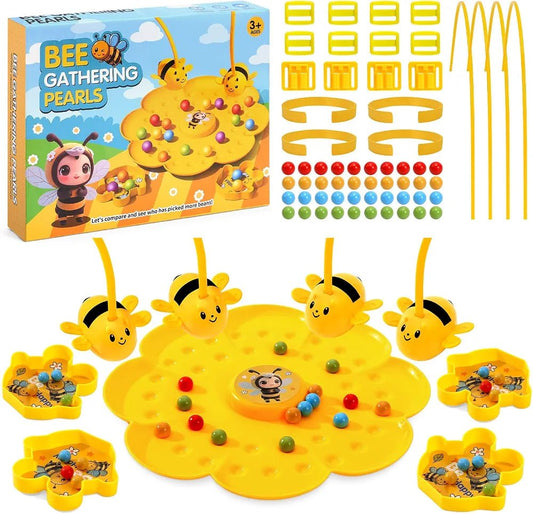 Bee gathering pearls game - Otloubnow