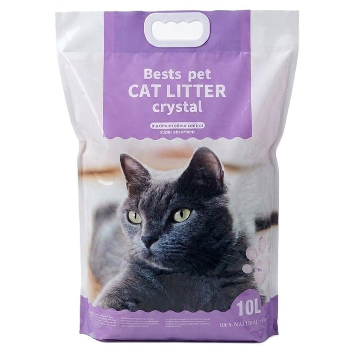 Bests Pet 10L Crystal Cat Litter - Maximum Odor Control - Otloubnow