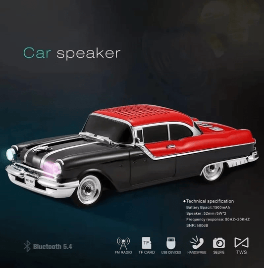 Bluetooth Speaker Vintage Car Ws - 598 10w - Otloubnow