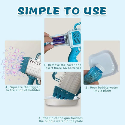 Bubble gun rocket launcher 25 holes - Otloubnow