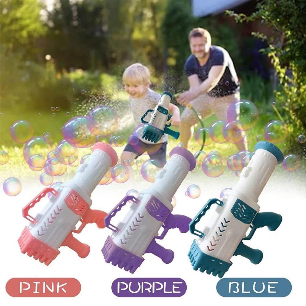 Bubble gun rocket launcher 25 holes - Otloubnow