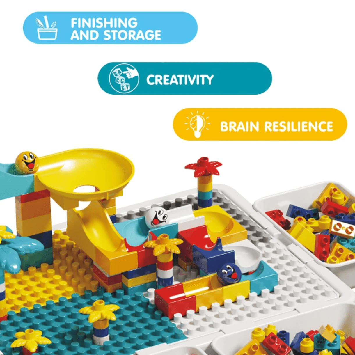 Building blocks study table - Otloubnow