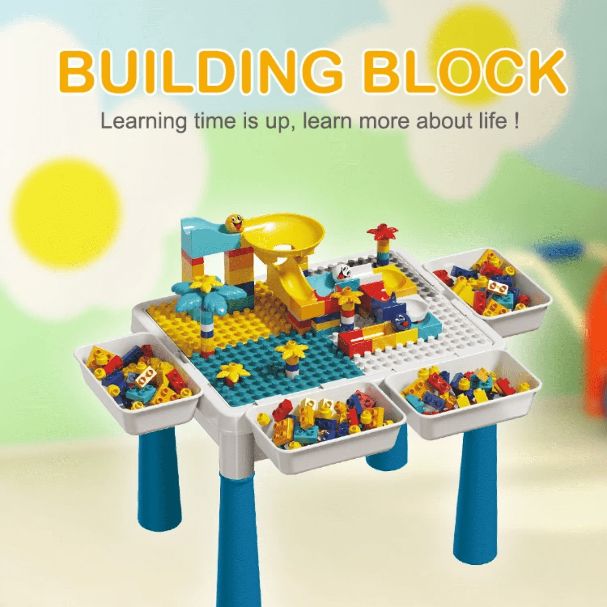 Building blocks study table - Otloubnow