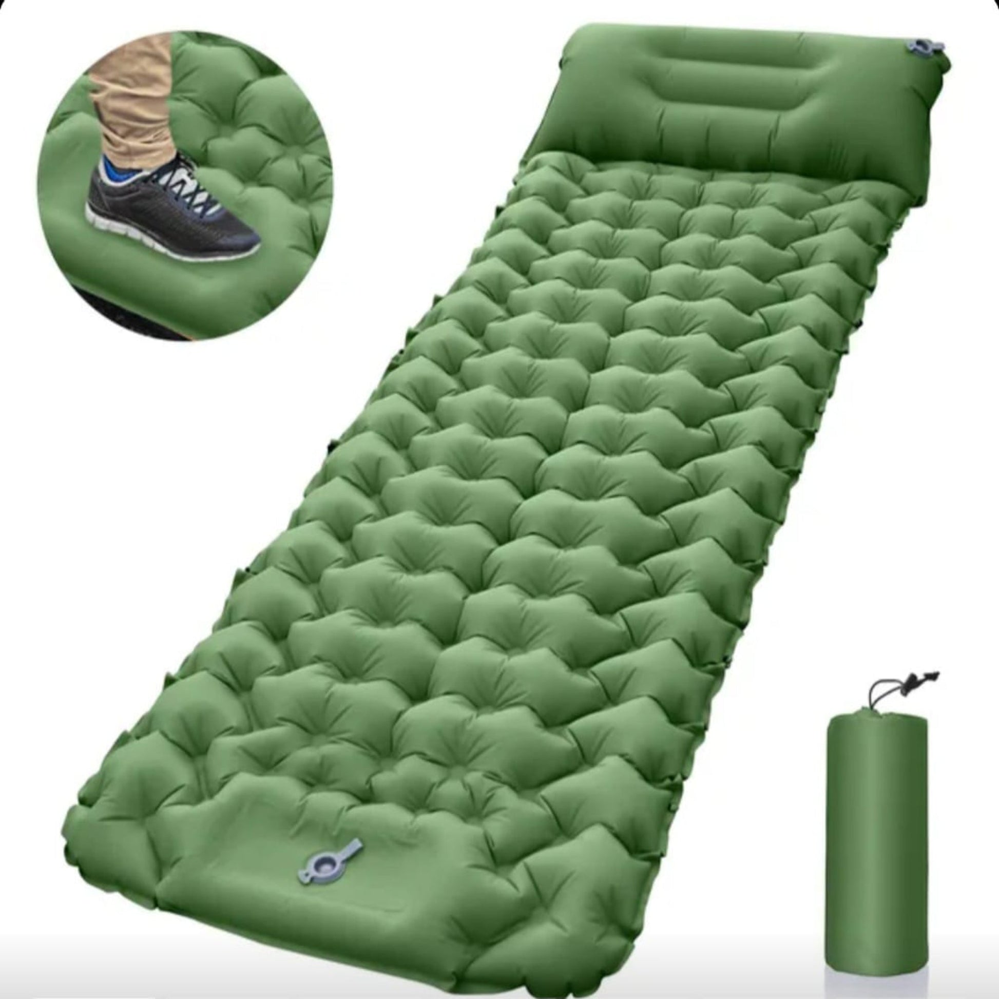 Built - in air pump inflatable mattress - Otloubnow