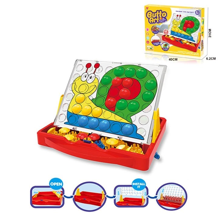 Button art learning board - Otloubnow