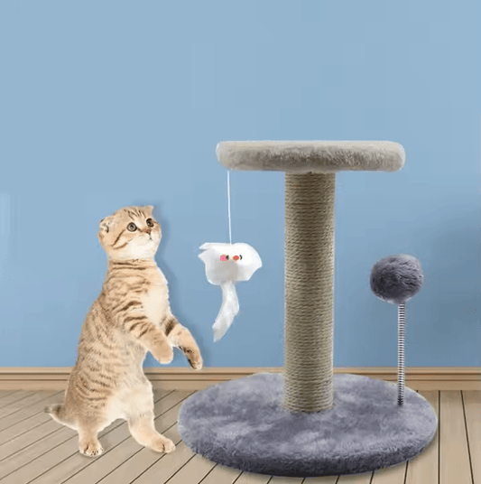 Cat Tower Scratcher with Mice - Otloubnow
