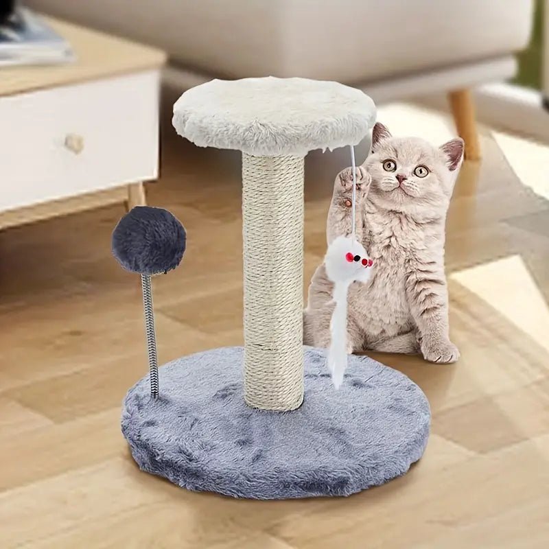 Cat Tower Scratcher with Mice - Otloubnow