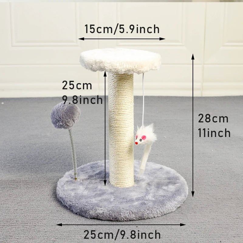Cat Tower Scratcher with Mice - Otloubnow