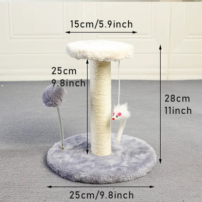Cat Tower Scratcher with Mice - Otloubnow