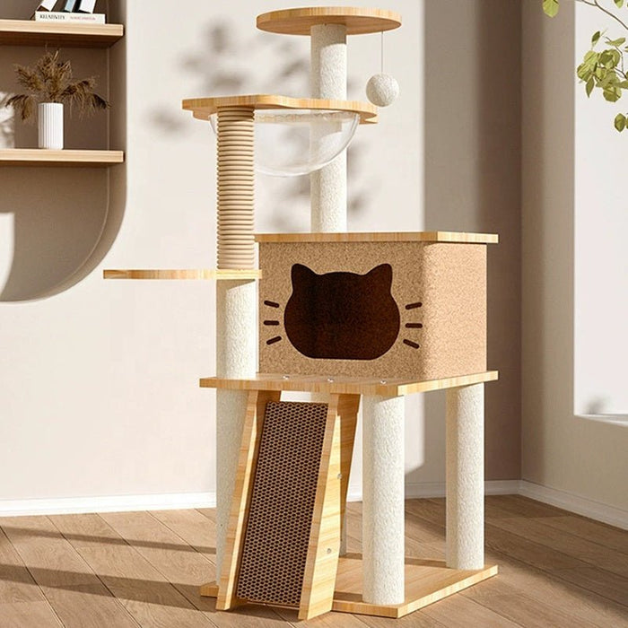 Cat Tree Scratcher House - Otloubnow