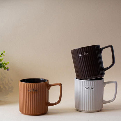 Ceramic coffee mugs - set of 4 - Otloubnow