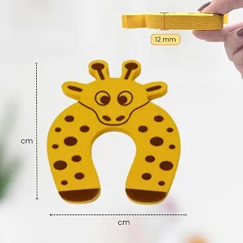 Child safety door stopper - set of 2 giraffe shaped - Otloubnow