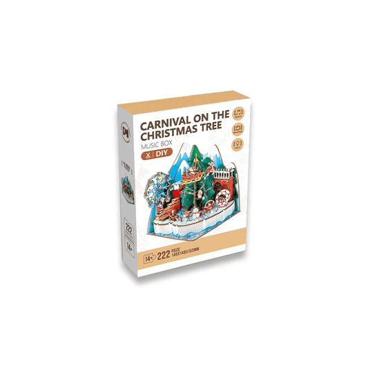 Christmas 3D puzzle and music box - Otloubnow