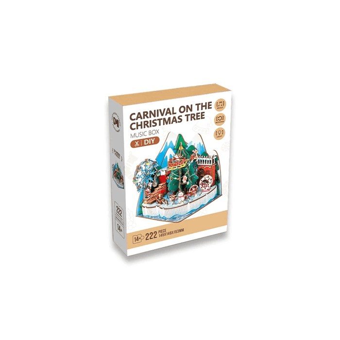 Christmas 3D puzzle and music box - Otloubnow