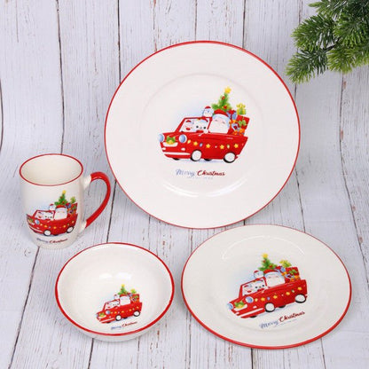 Christmas dinnerware 4 pcs set - Otloubnow