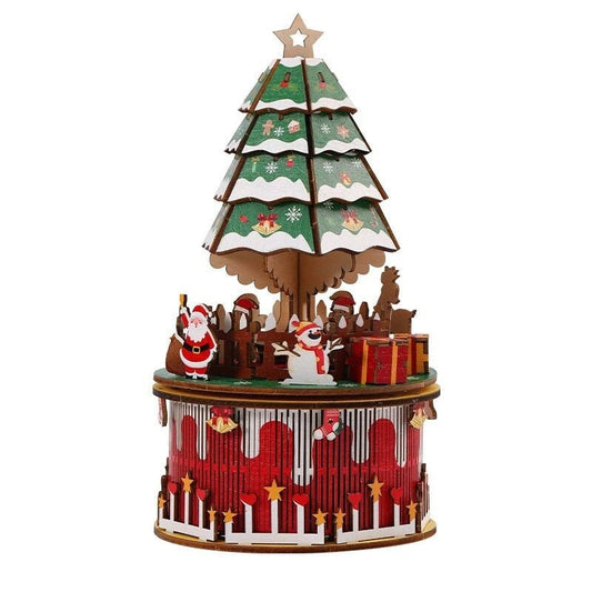 Christmas tree music box and 3D puzzle - Otloubnow