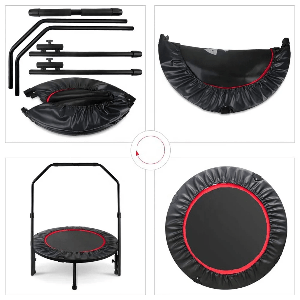 Circular trampoline with handles - Otloubnow